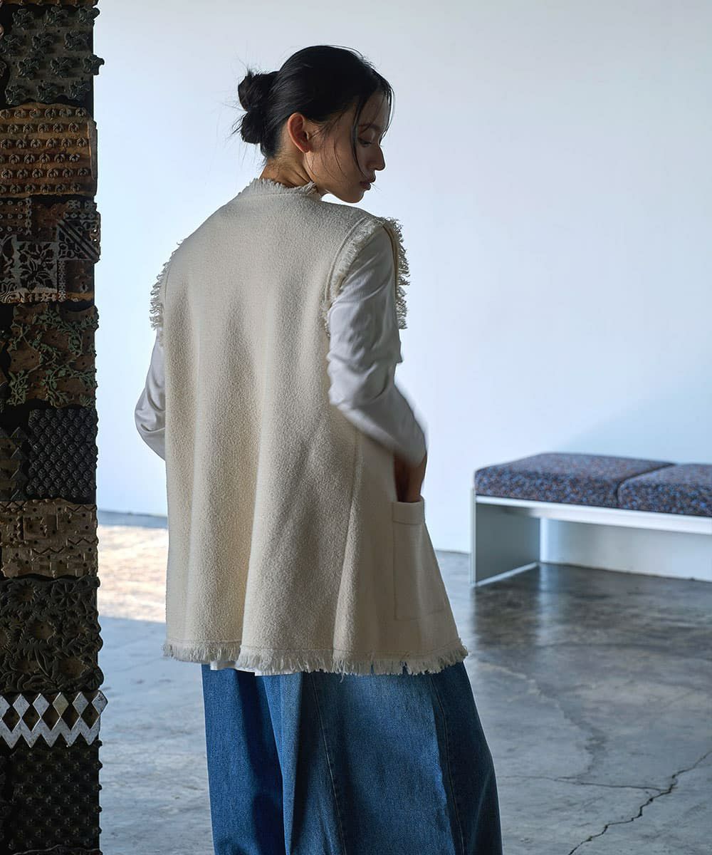 着用イメージ　165cm OFFWHITE