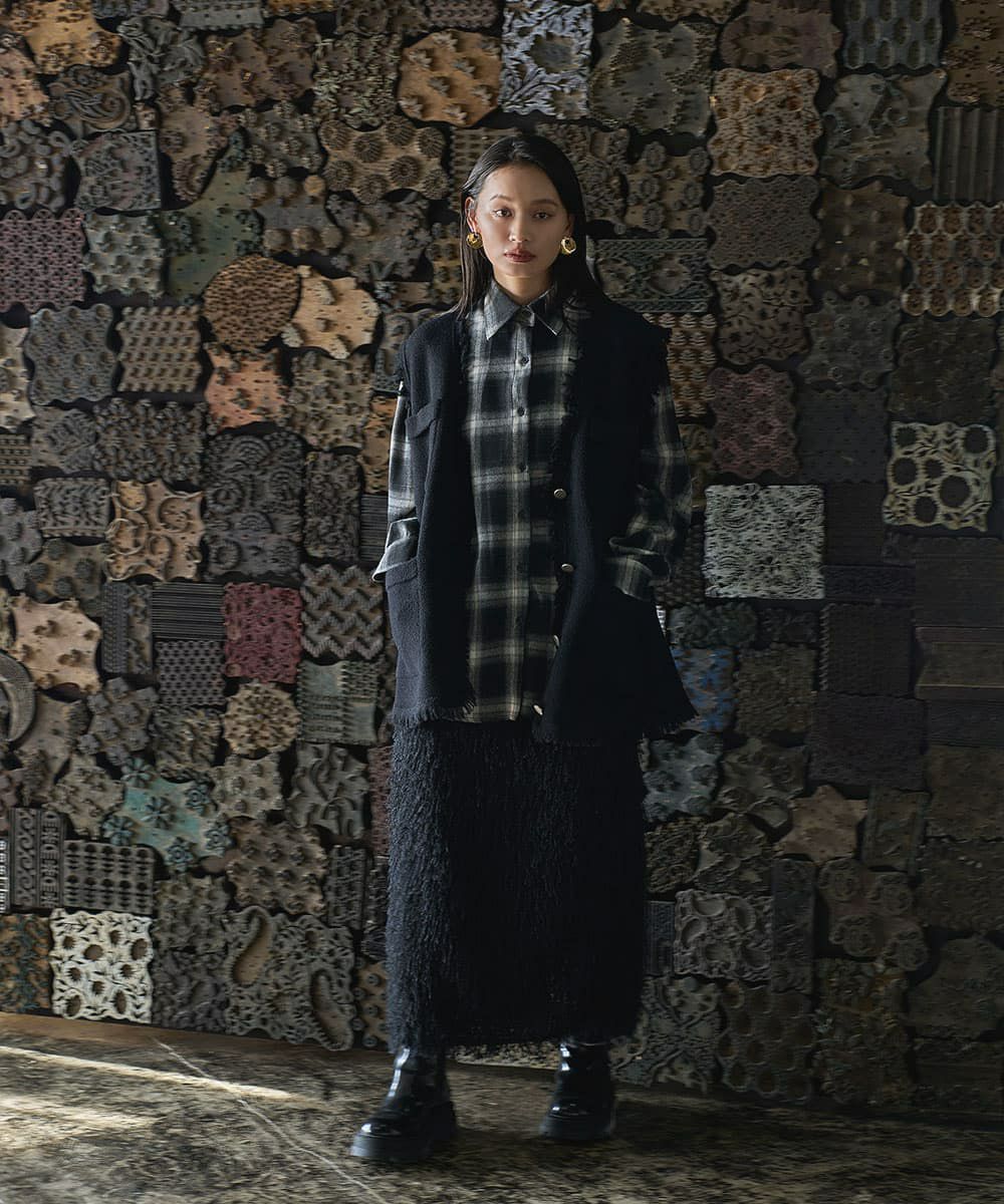 着用イメージ　165cm BLACK