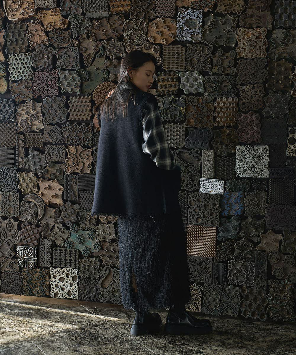 着用イメージ　165cm BLACK