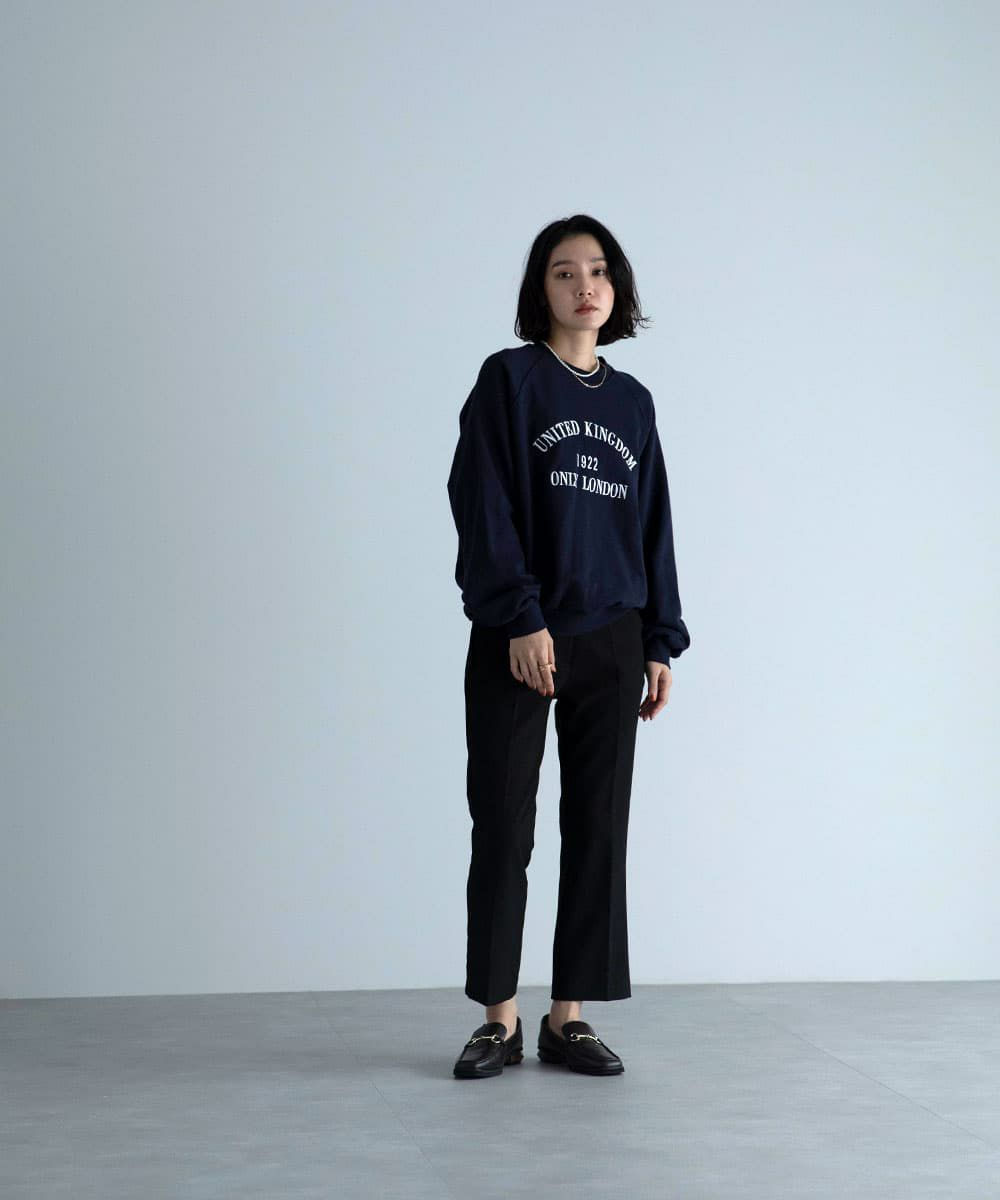 着用イメージ　163cm NAVY