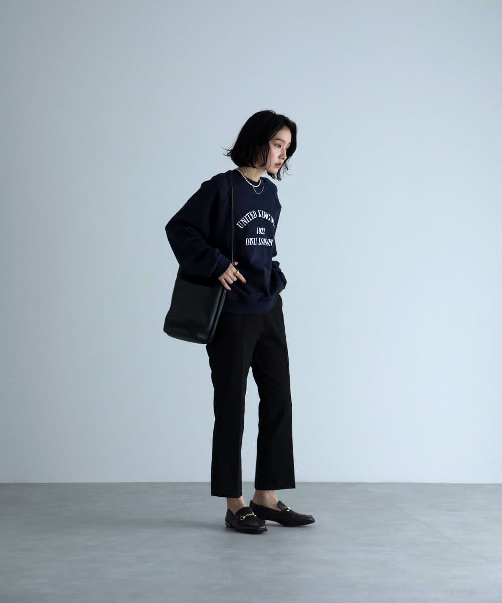 着用イメージ　163cm NAVY