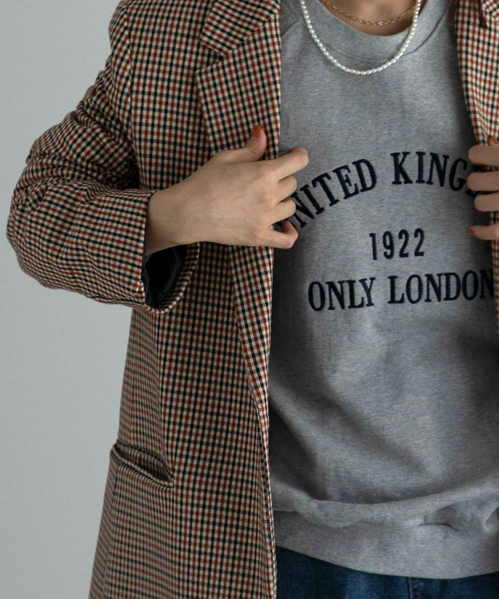 着用イメージ　163cm GRAY