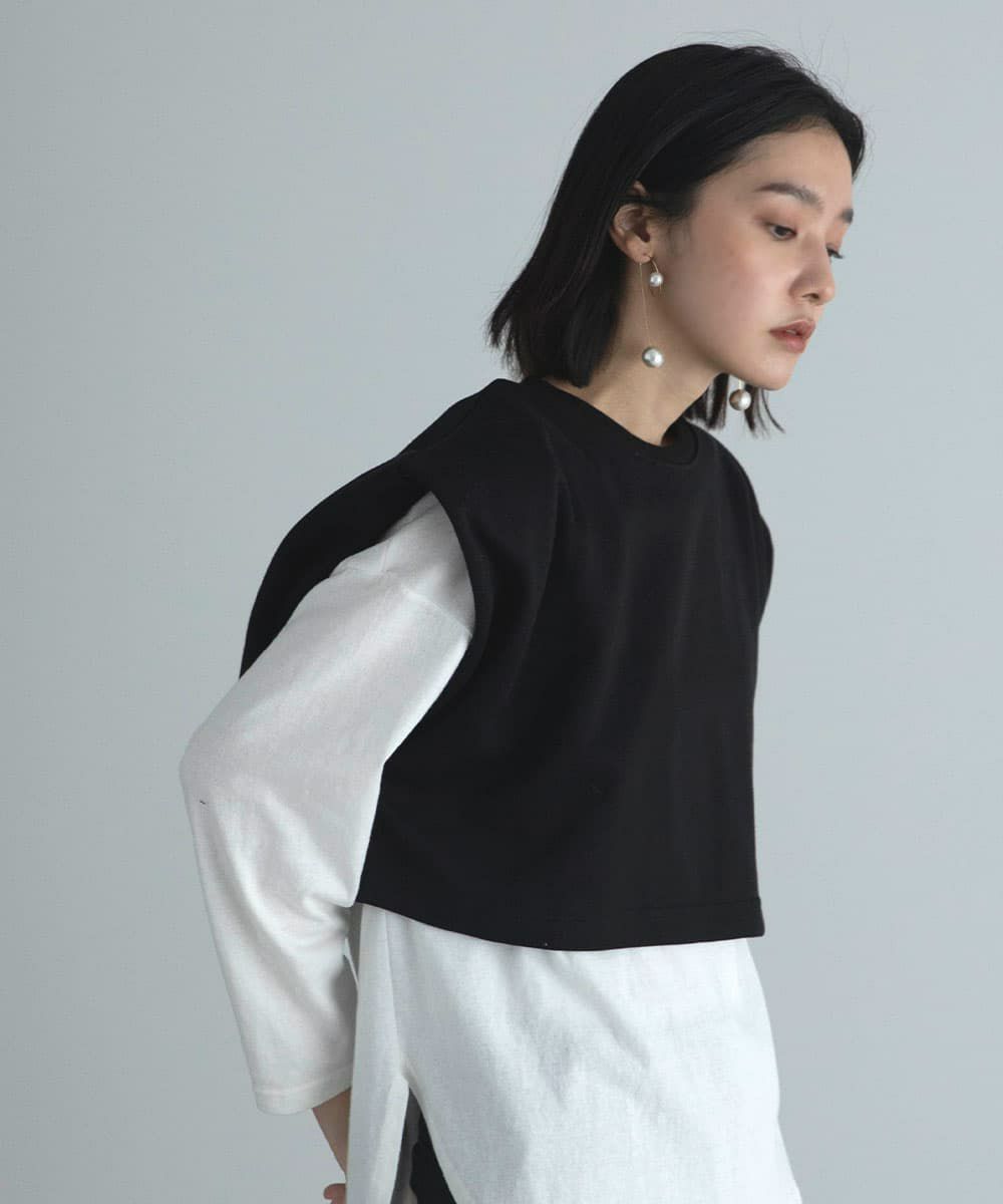 着用イメージ　168cm BLACK