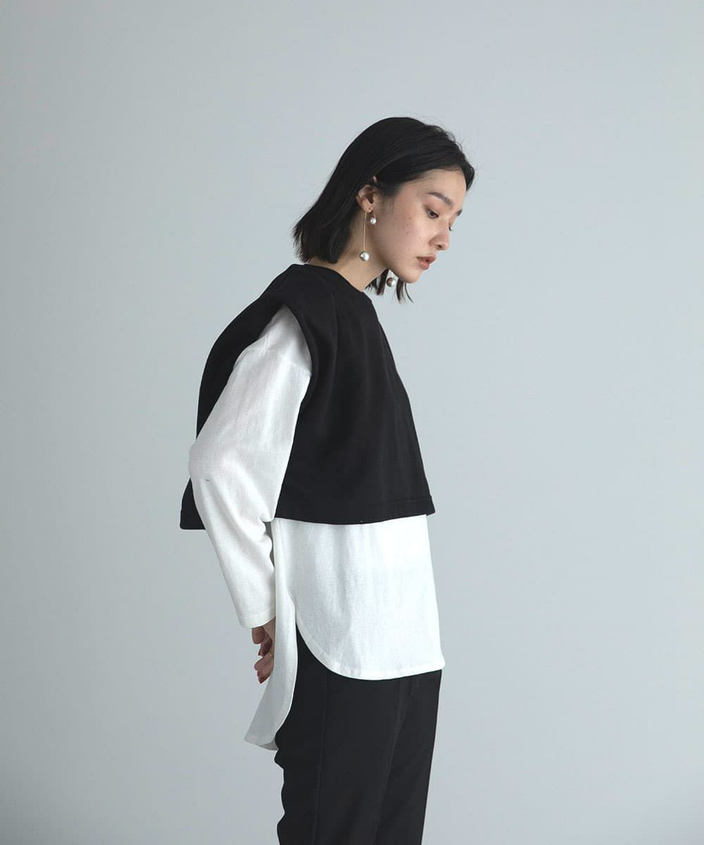 着用イメージ　168cm BLACK