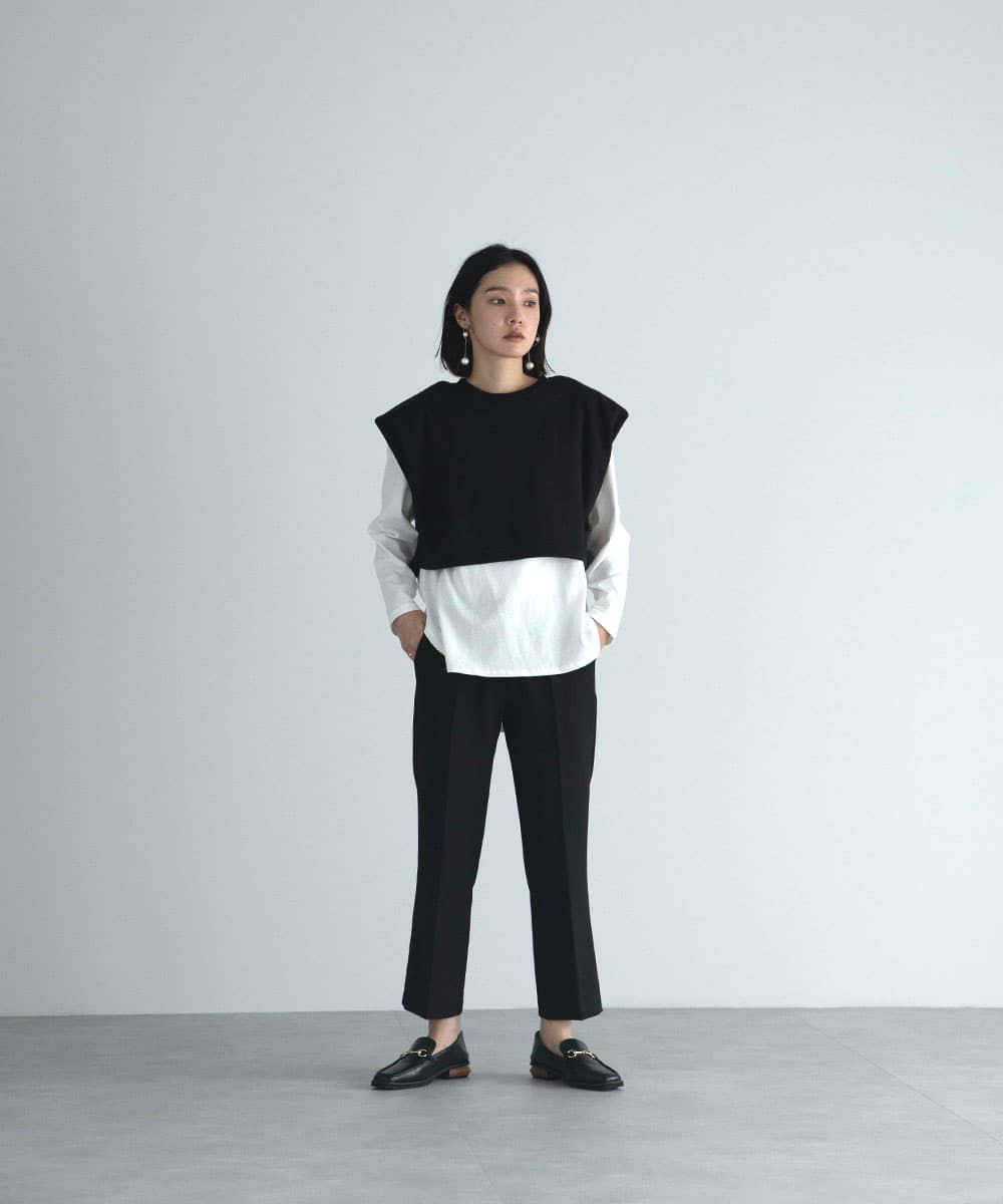 着用イメージ　168cm BLACK