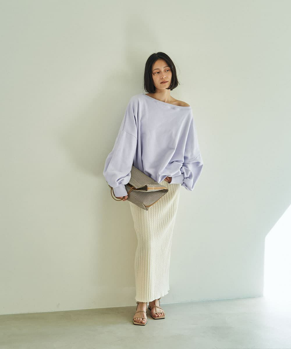 着用イメージ　164cm IVORY