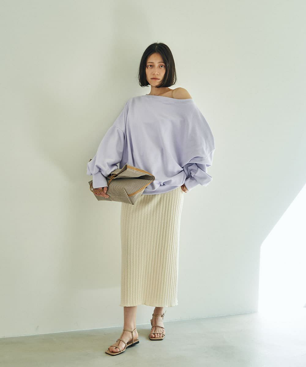 着用イメージ　164cm IVORY