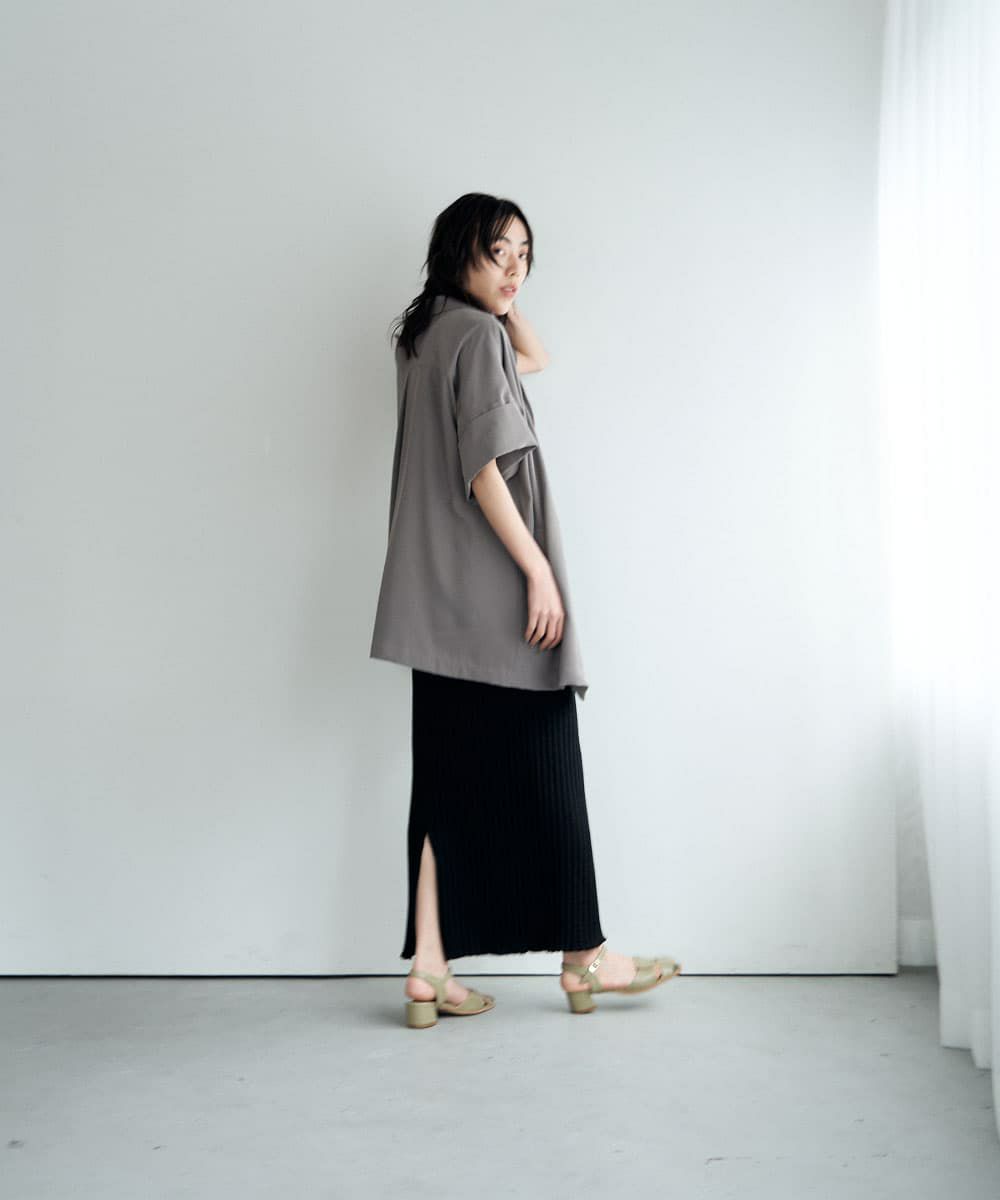 着用イメージ　164cm BLACK