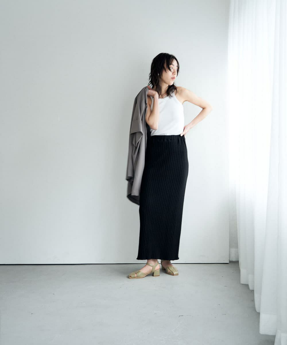 着用イメージ　164cm BLACK