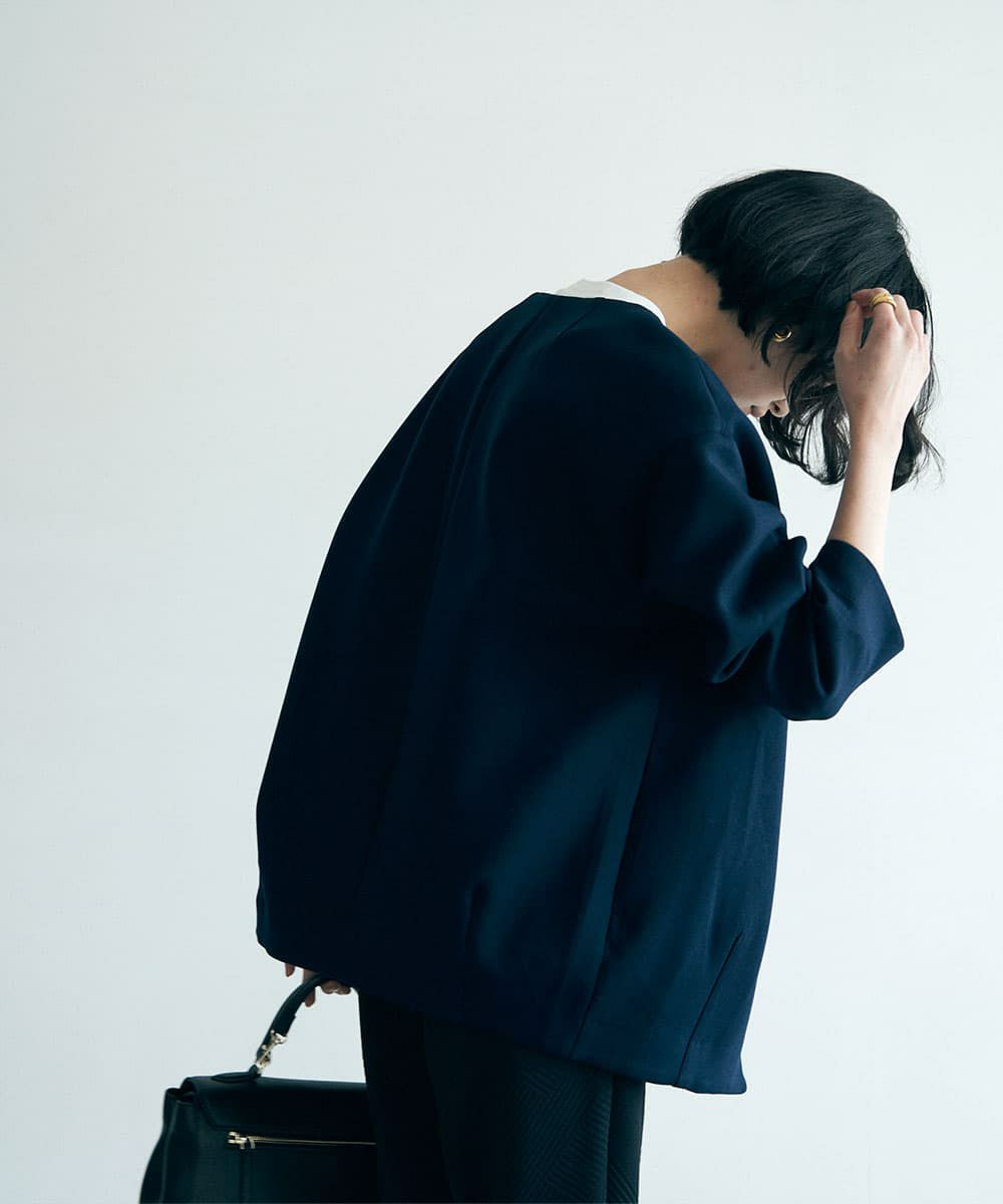 着用イメージ　170cm NAVY
