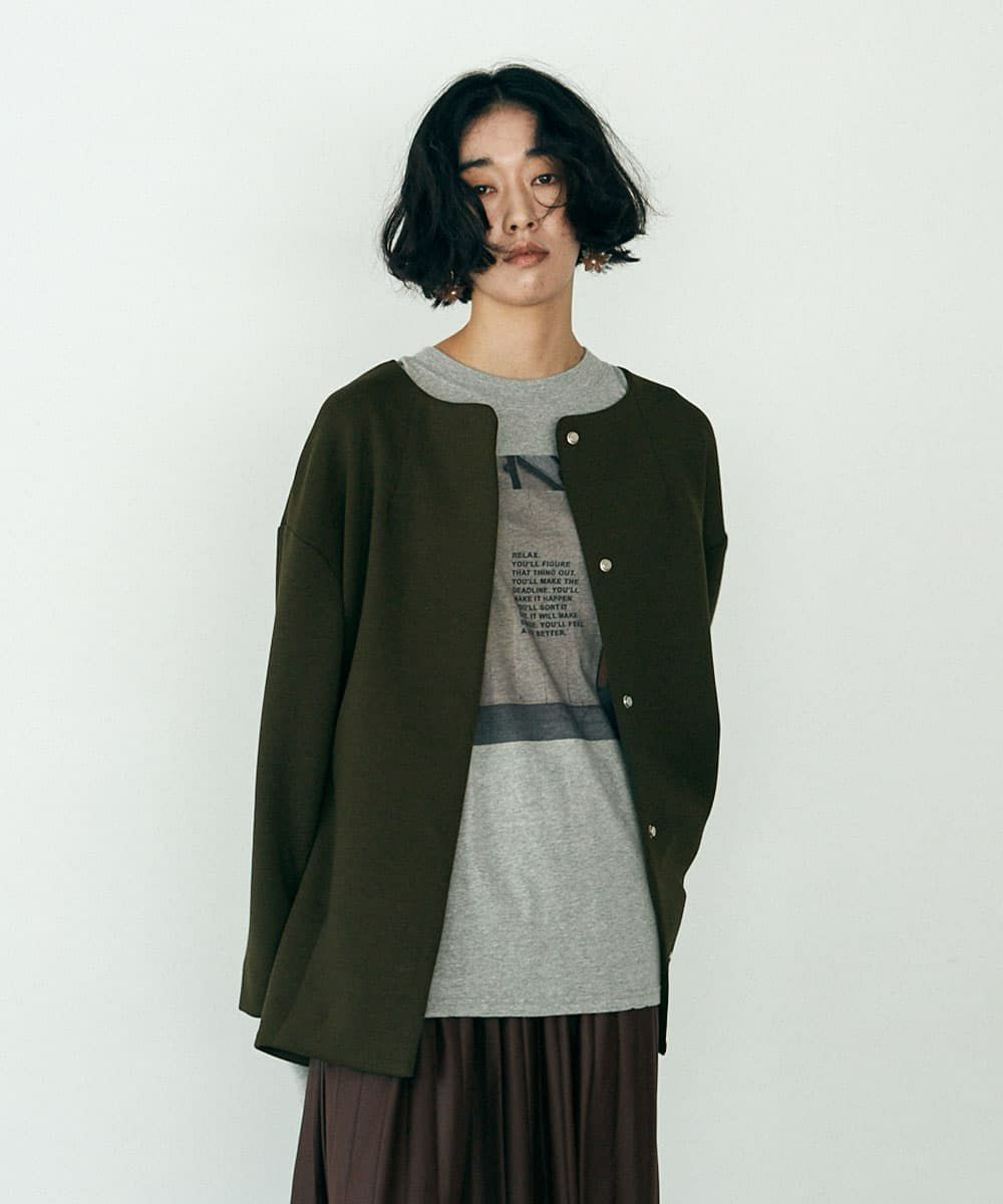 着用イメージ　170cm DARK KAHKI