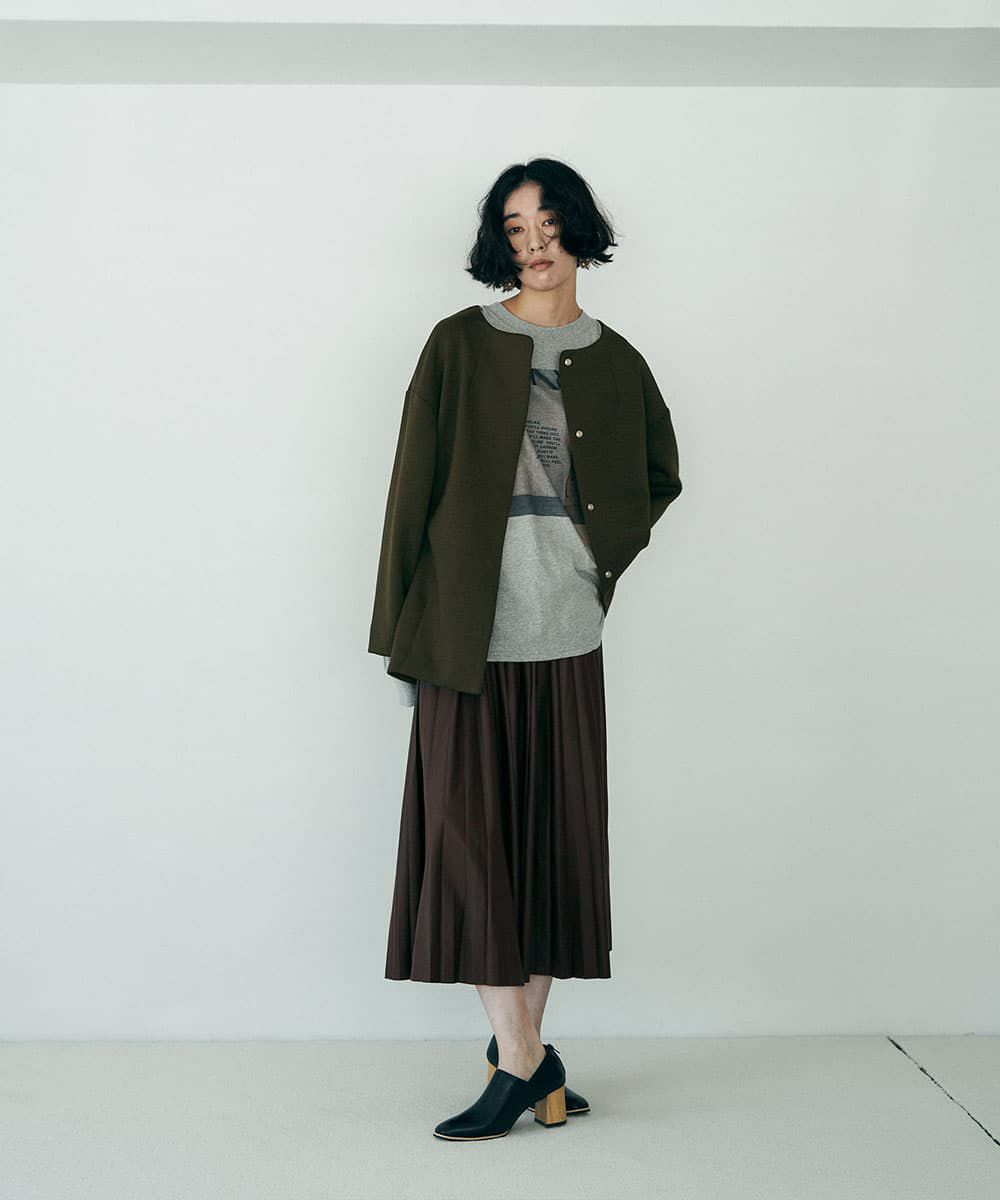 着用イメージ　170cm DARK KAHKI