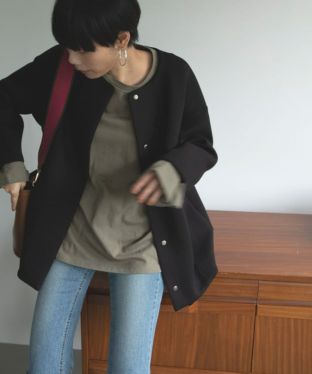 着用イメージ　164cm BLACK