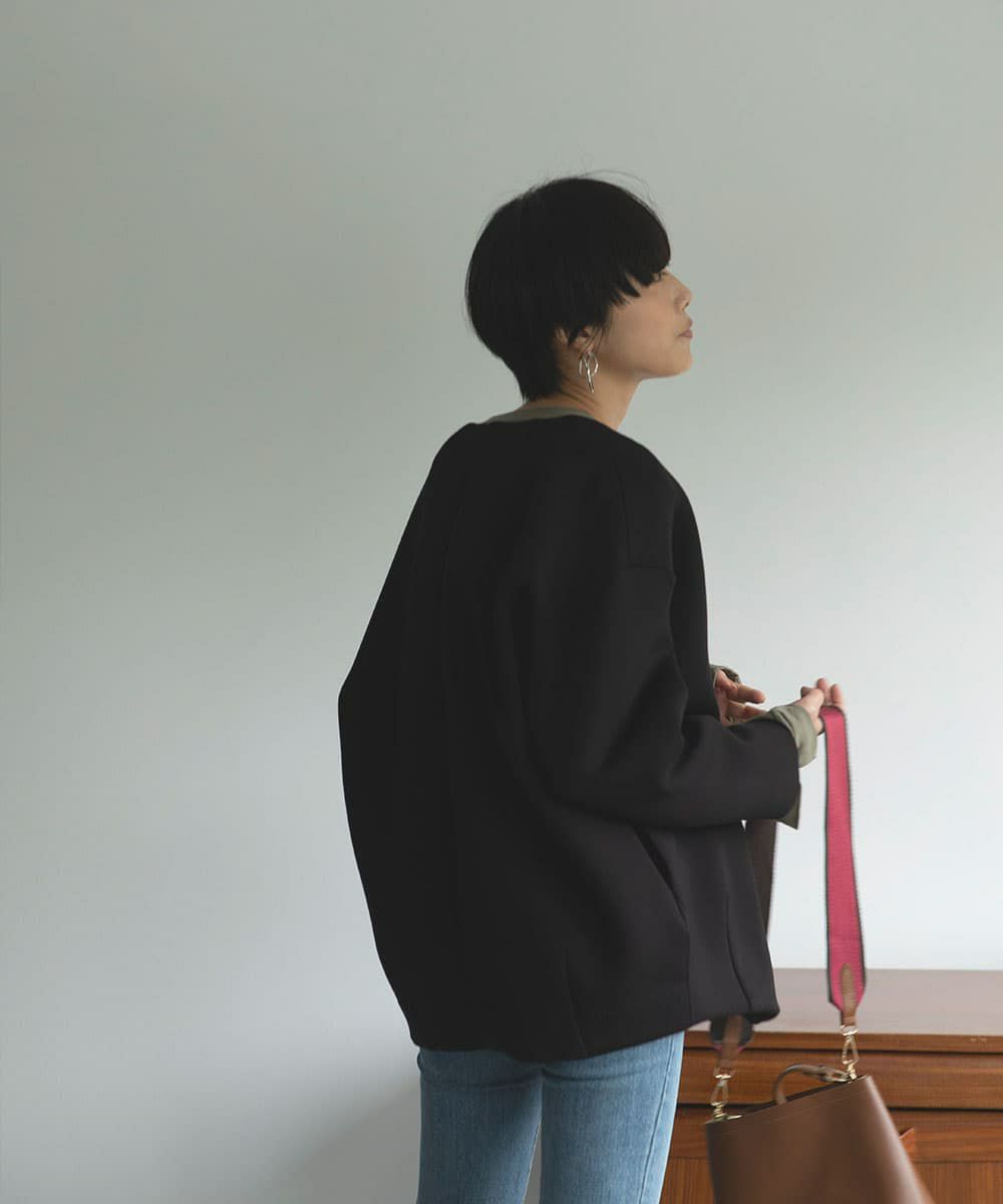 着用イメージ　164cm BLACK