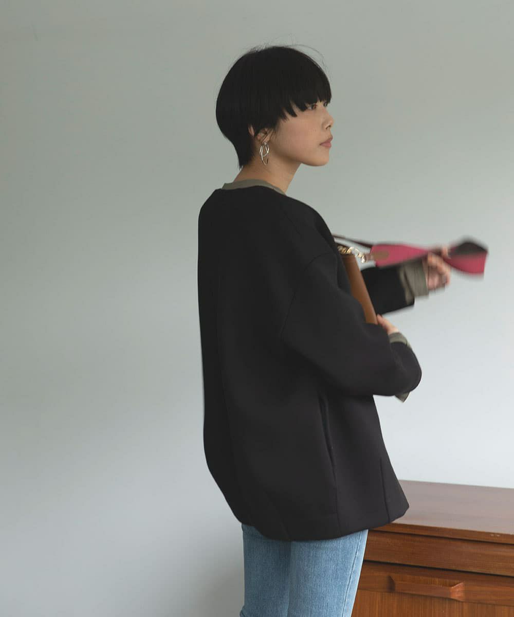 着用イメージ　164cm BLACK