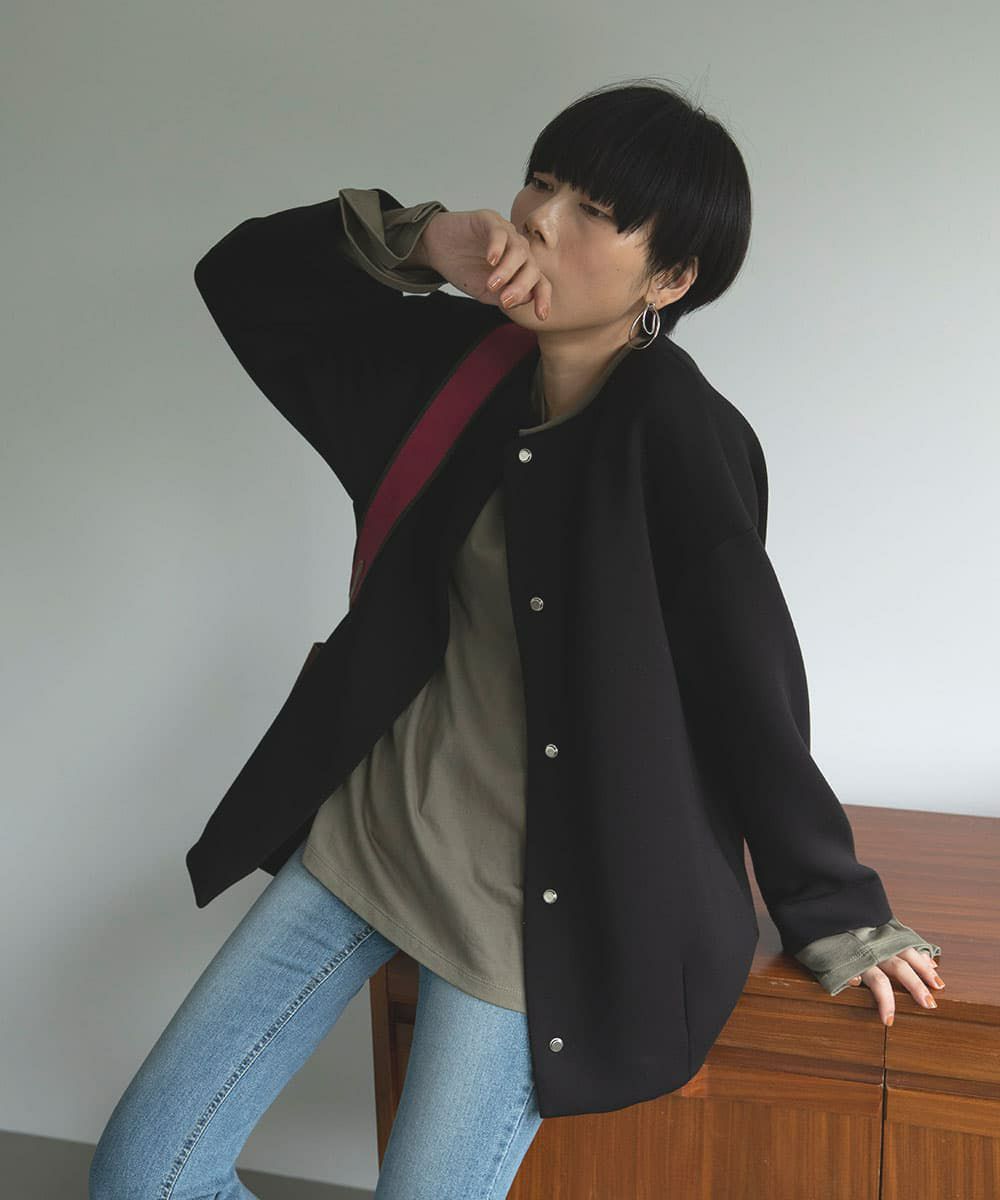 着用イメージ　164cm BLACK