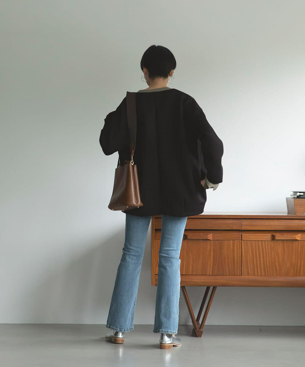 着用イメージ　164cm BLACK