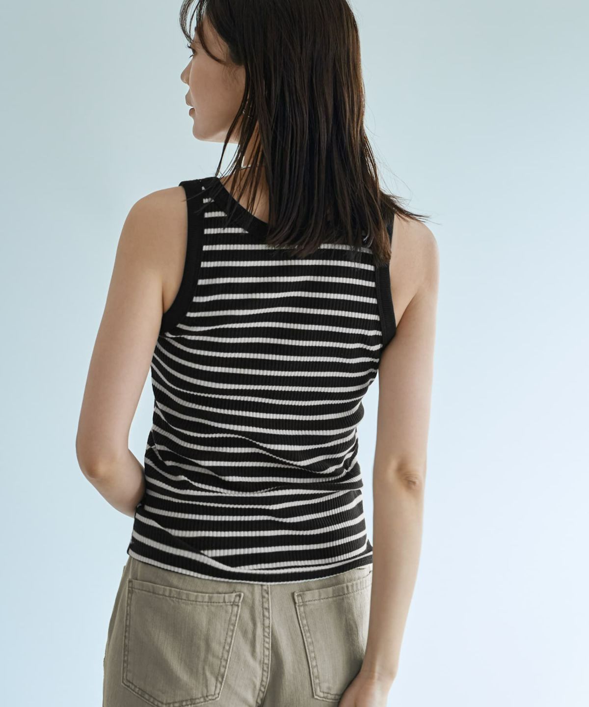 着用イメージ　166cm ブラック