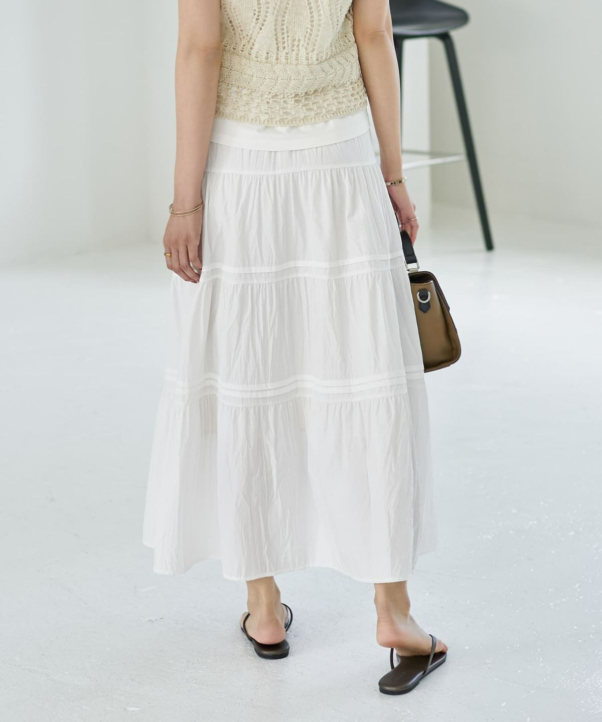 着用イメージ　166cm 02サイズ ホワイト