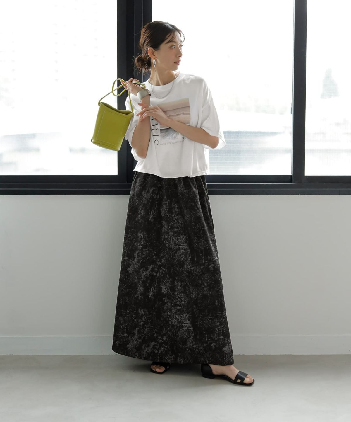 着用イメージ　165cm 02サイズ ブラック