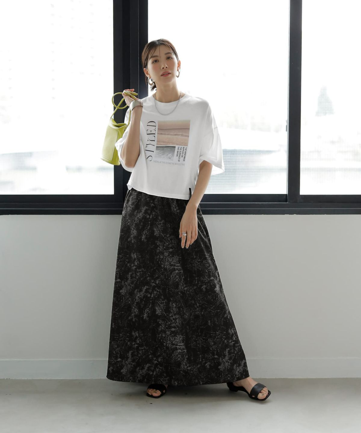 着用イメージ　165cm 02サイズ ブラック