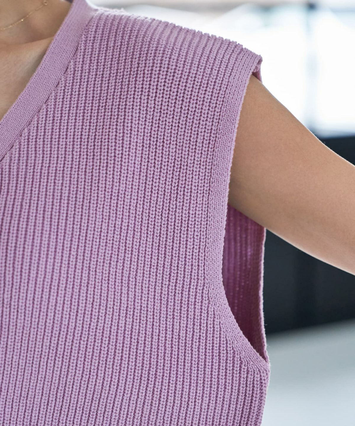 着用イメージ　167cm ラベンダー