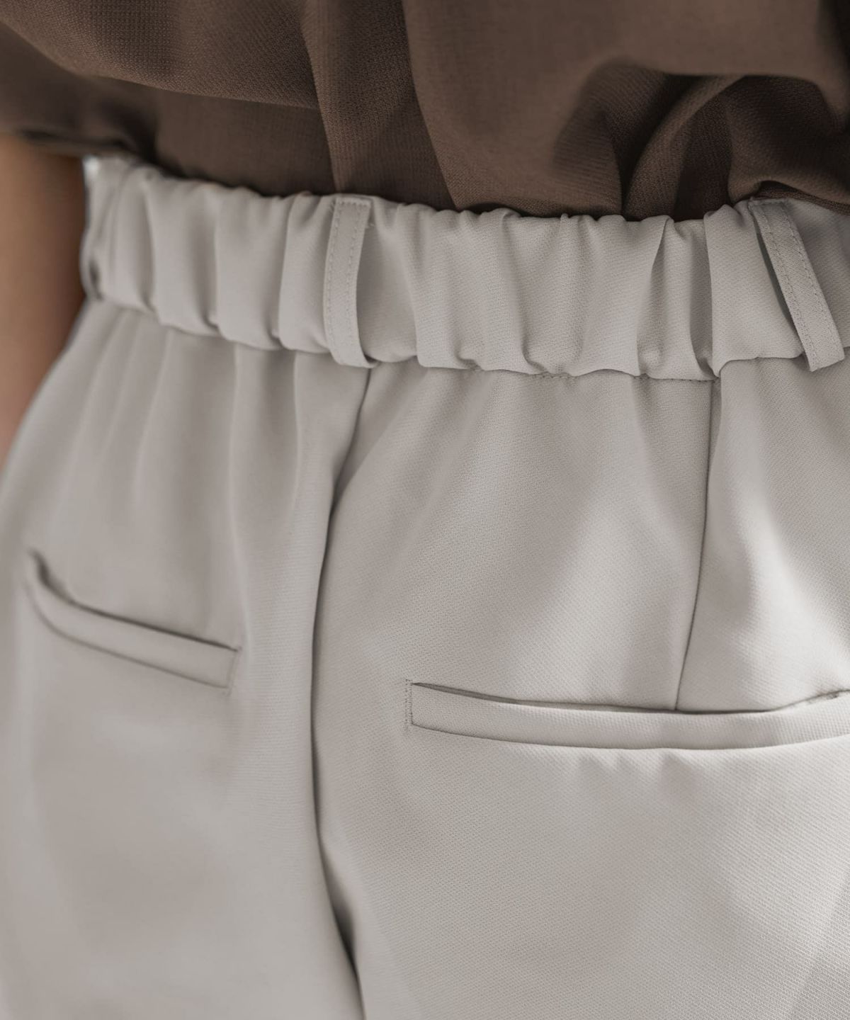 着用イメージ　167cm　エクリュベージュ