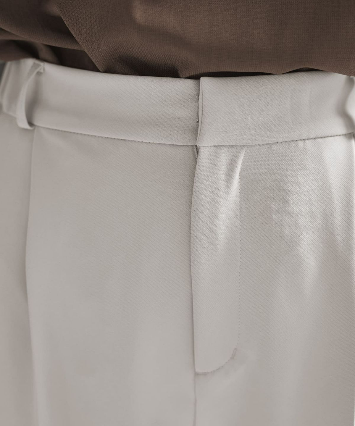 着用イメージ　167cm　エクリュベージュ