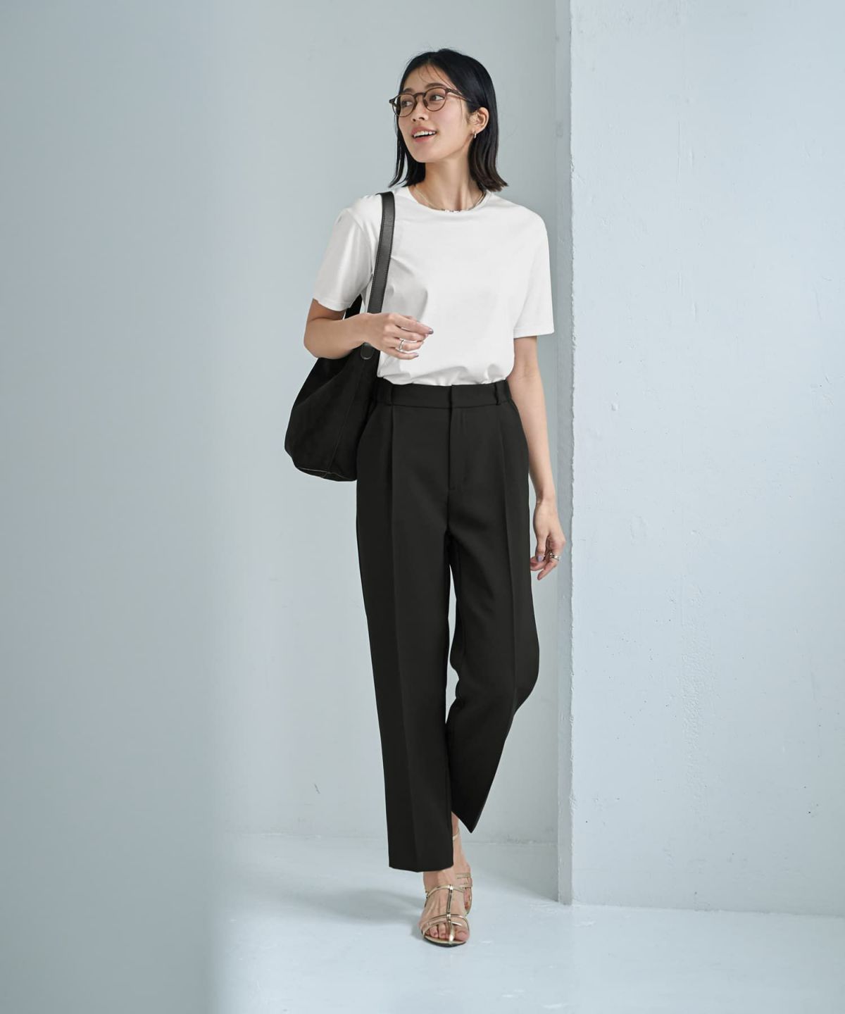 着用イメージ　167cm　ブラック