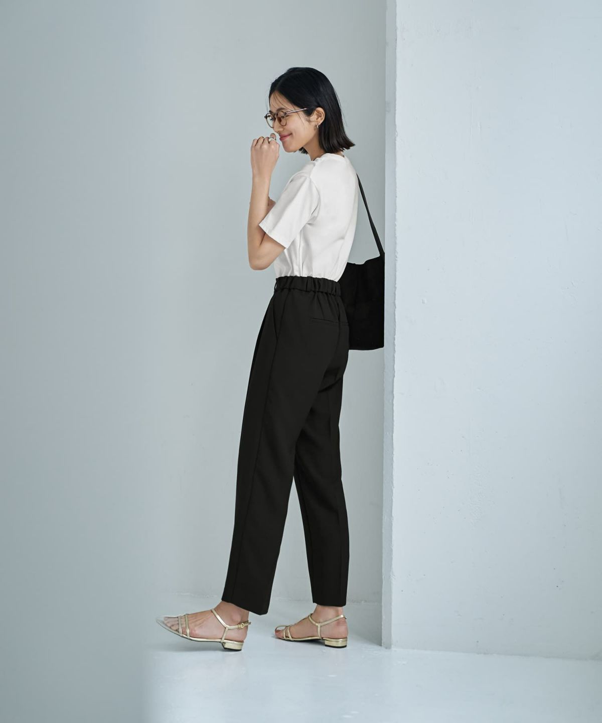 着用イメージ　167cm　ブラック