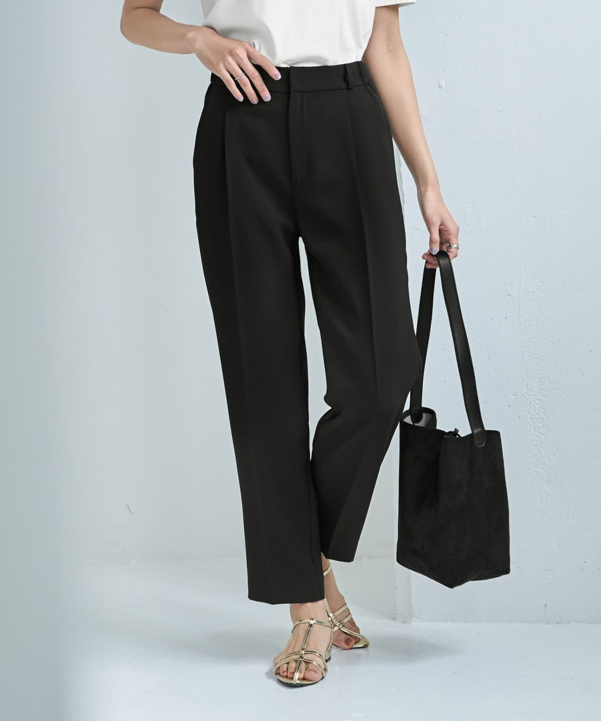 着用イメージ　167cm　ブラック