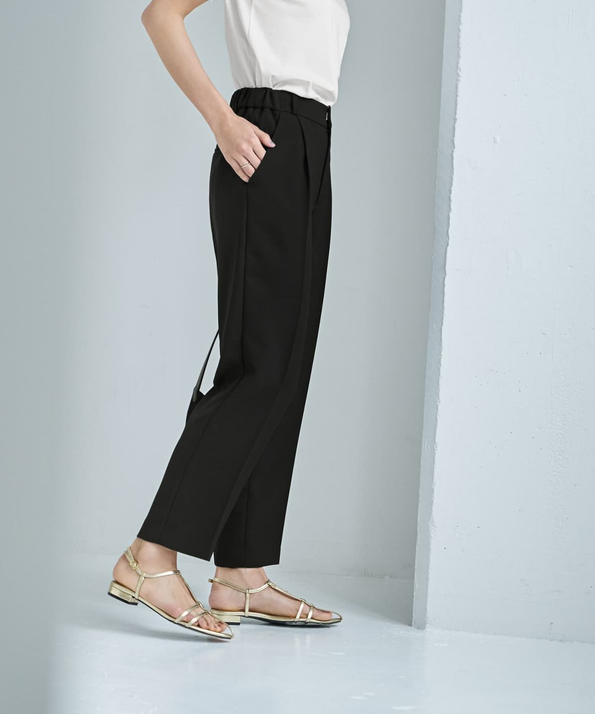 着用イメージ　167cm　ブラック