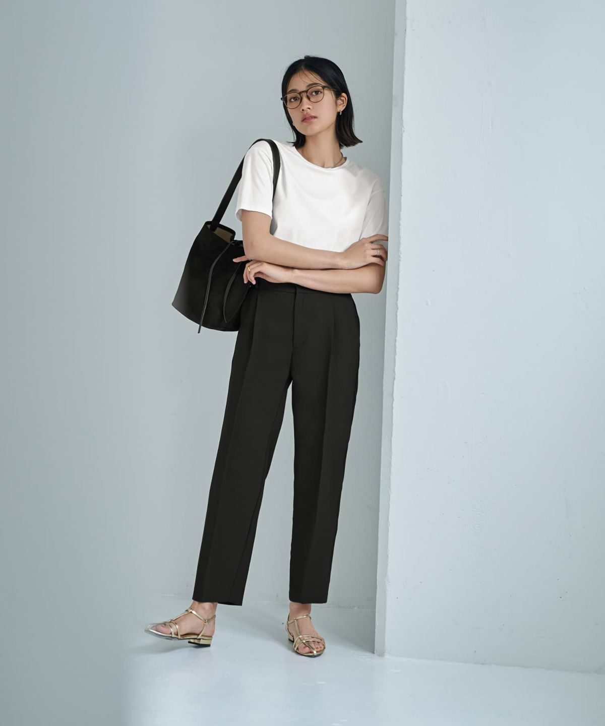 着用イメージ　167cm　ブラック