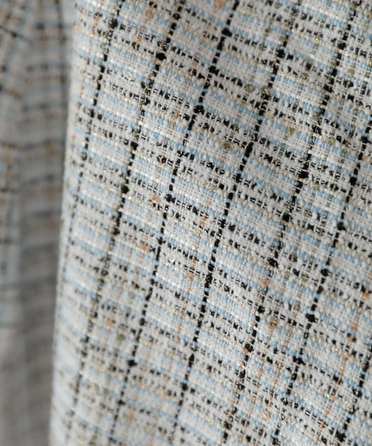 着用イメージ　167cm ホワイトミックス