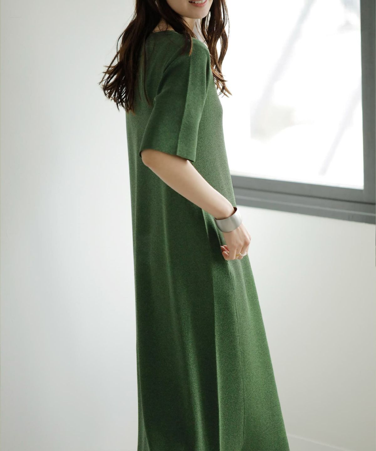 着用イメージ　165cm 02サイズ マッチャ