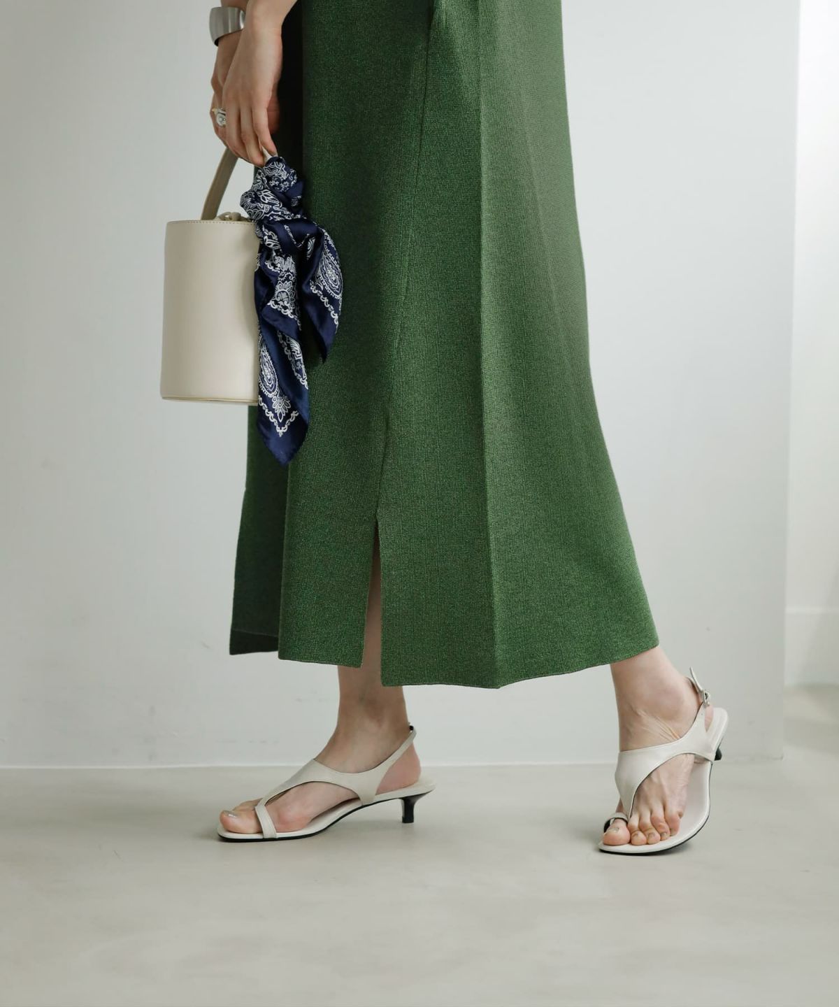 着用イメージ　165cm 02サイズ マッチャ