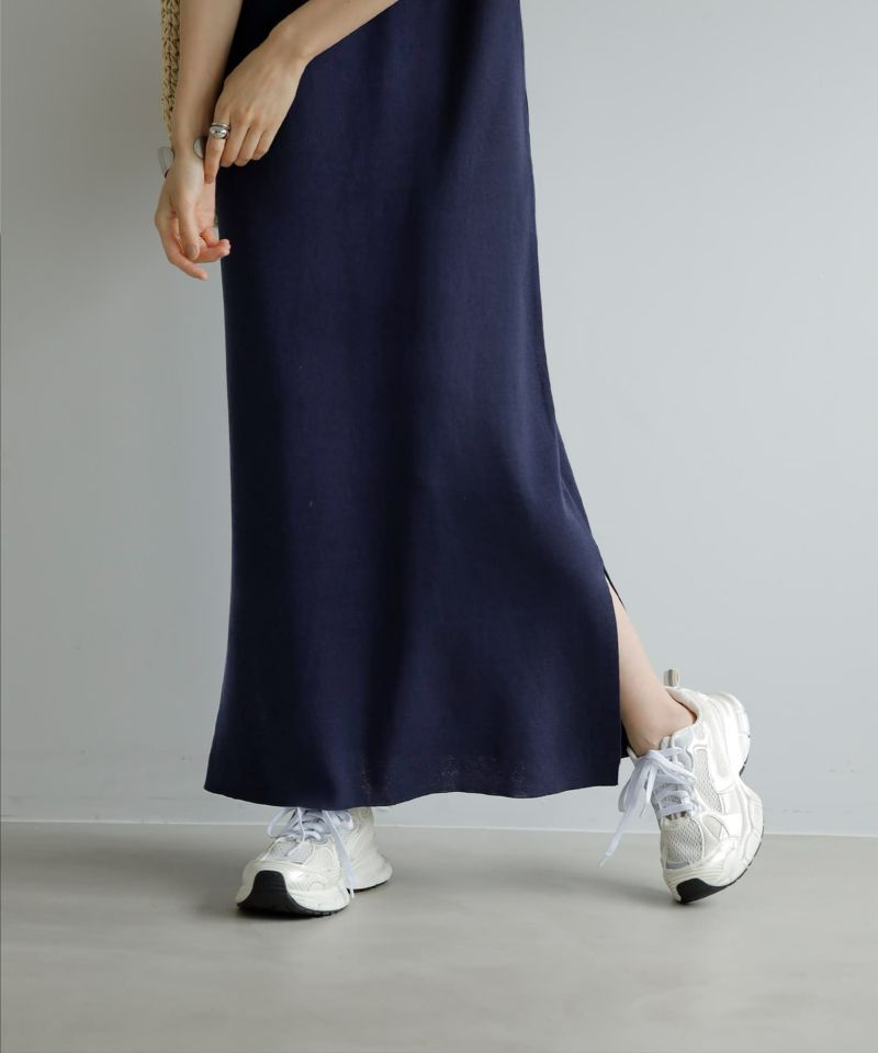 【極美品】スタイルデリ　ソウバリ編みタンクワンピースC M size ソウバリ編みタンクワンピースC | おしゃれな大人レディース