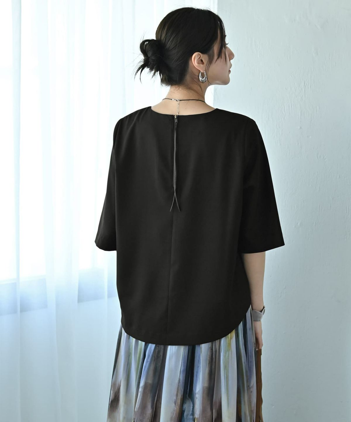 着用イメージ　172cm ブラック