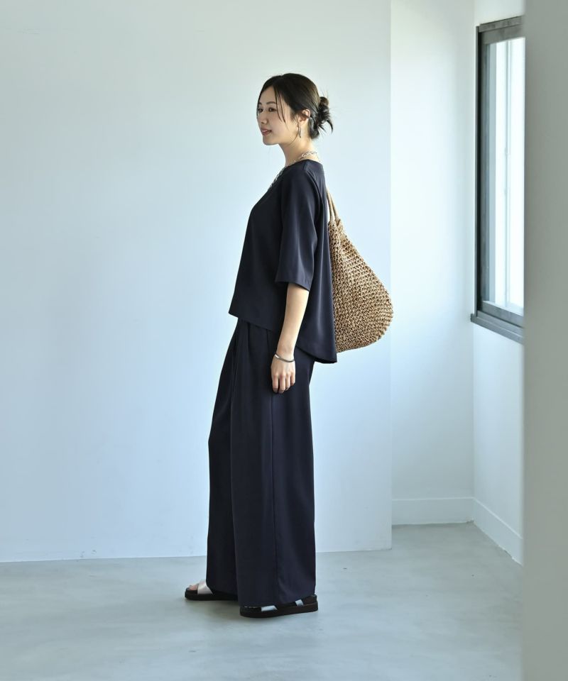 Kana Oyama×BLK001】セットアップパンツ/DELI size Kana Oyama×BLK001】セットアップパンツ/DELI size