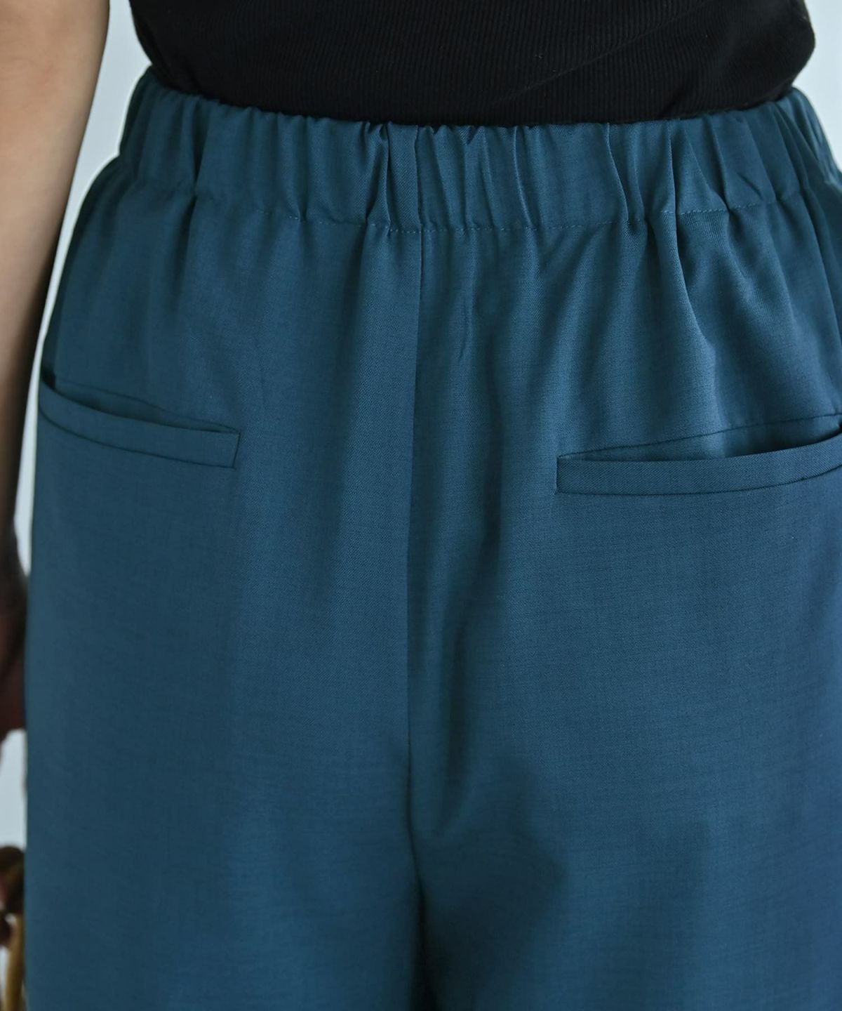 着用イメージ 172cm ブルーグリーン