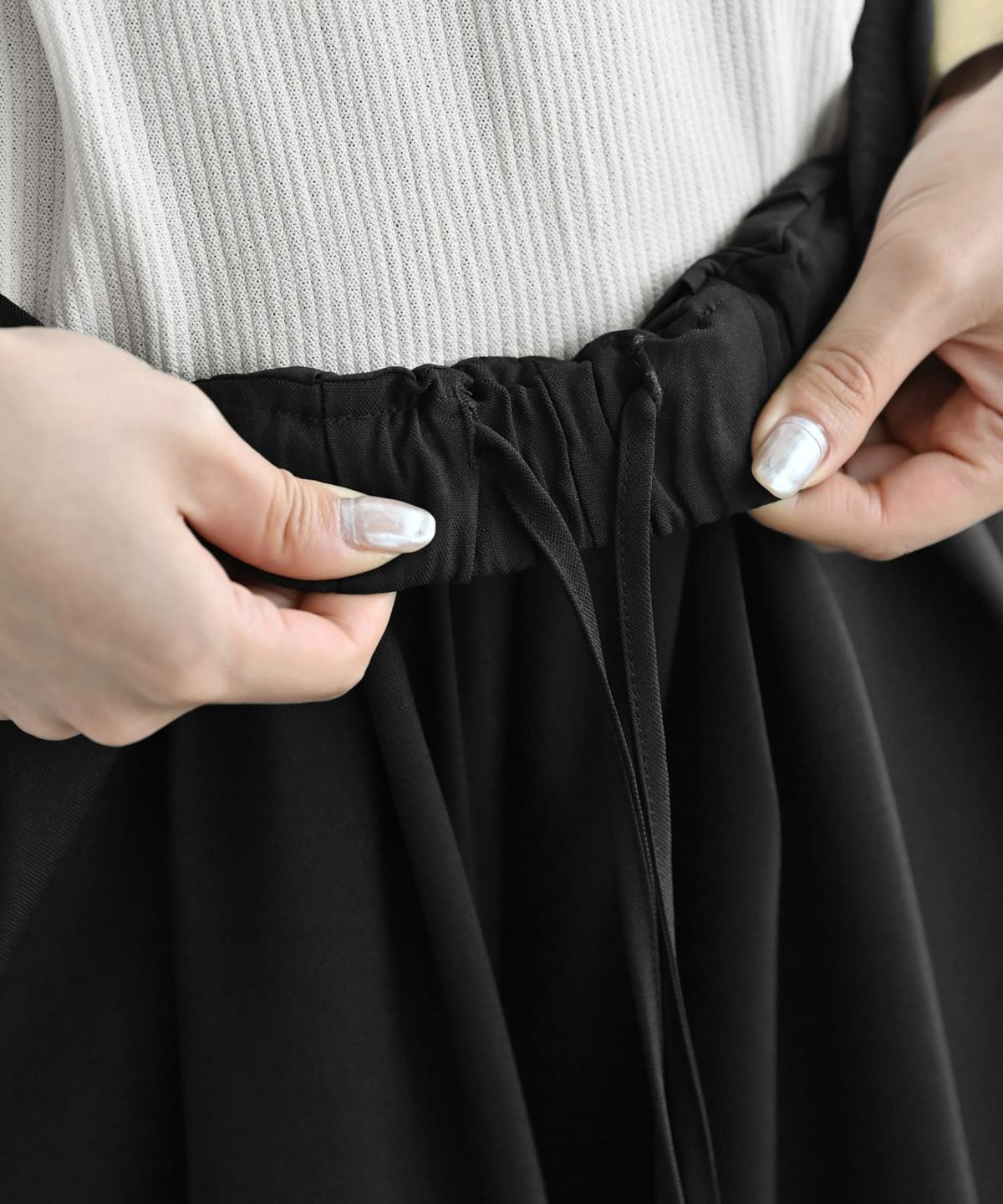 着用イメージ 172cm ブラック