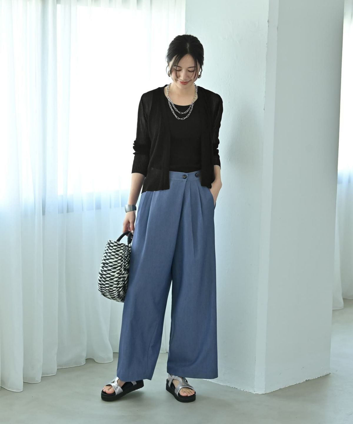 着用イメージ 172cm サックス