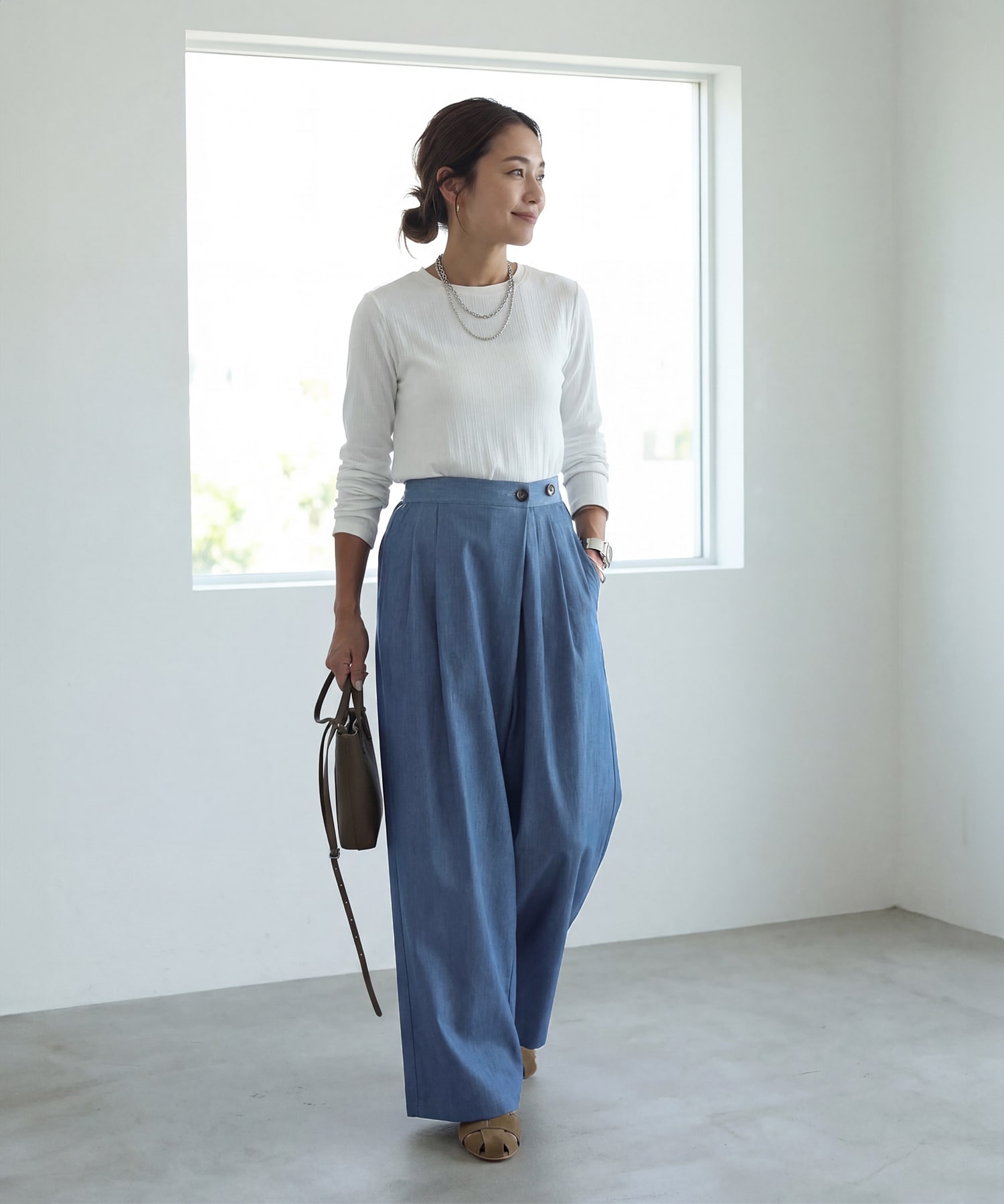 着用イメージ 172cm サックス