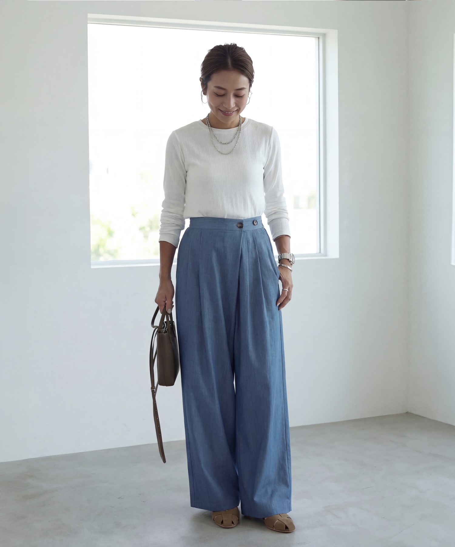 着用イメージ 172cm サックス