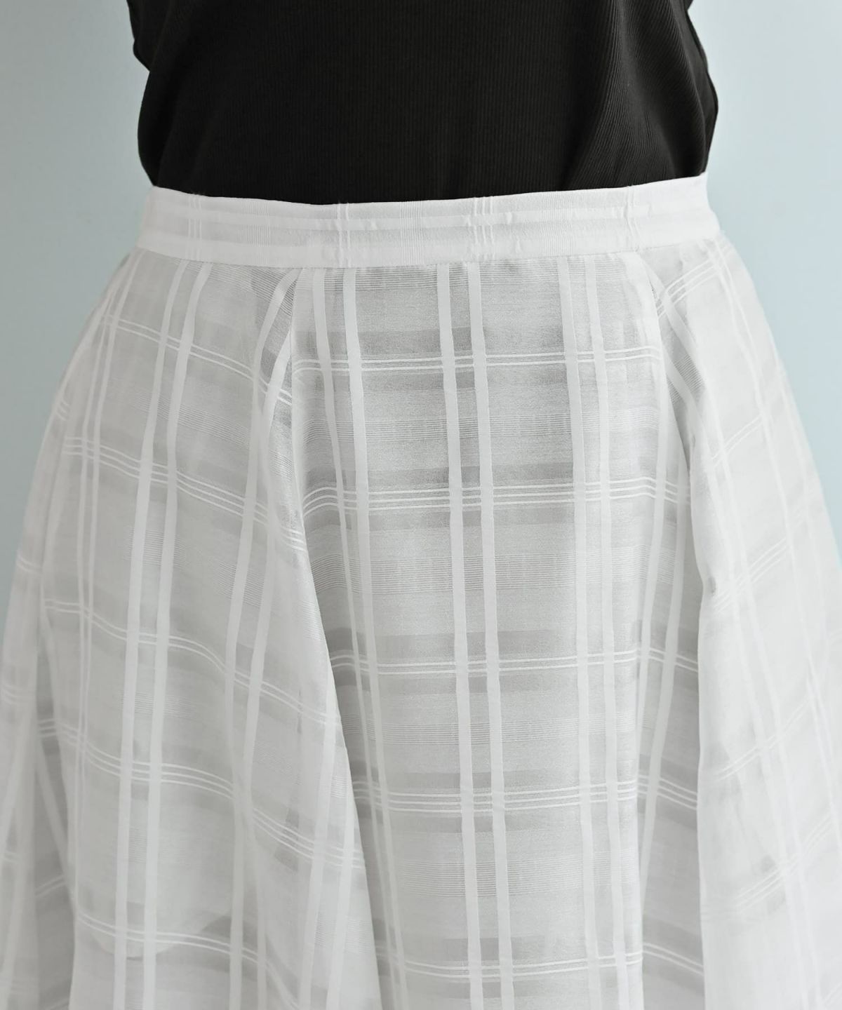 着用イメージ　172cm ホワイト