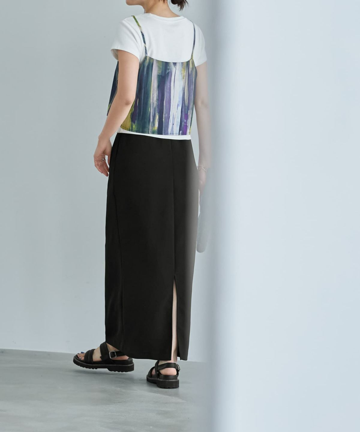 着用イメージ　166cm 02サイズ　ブラック