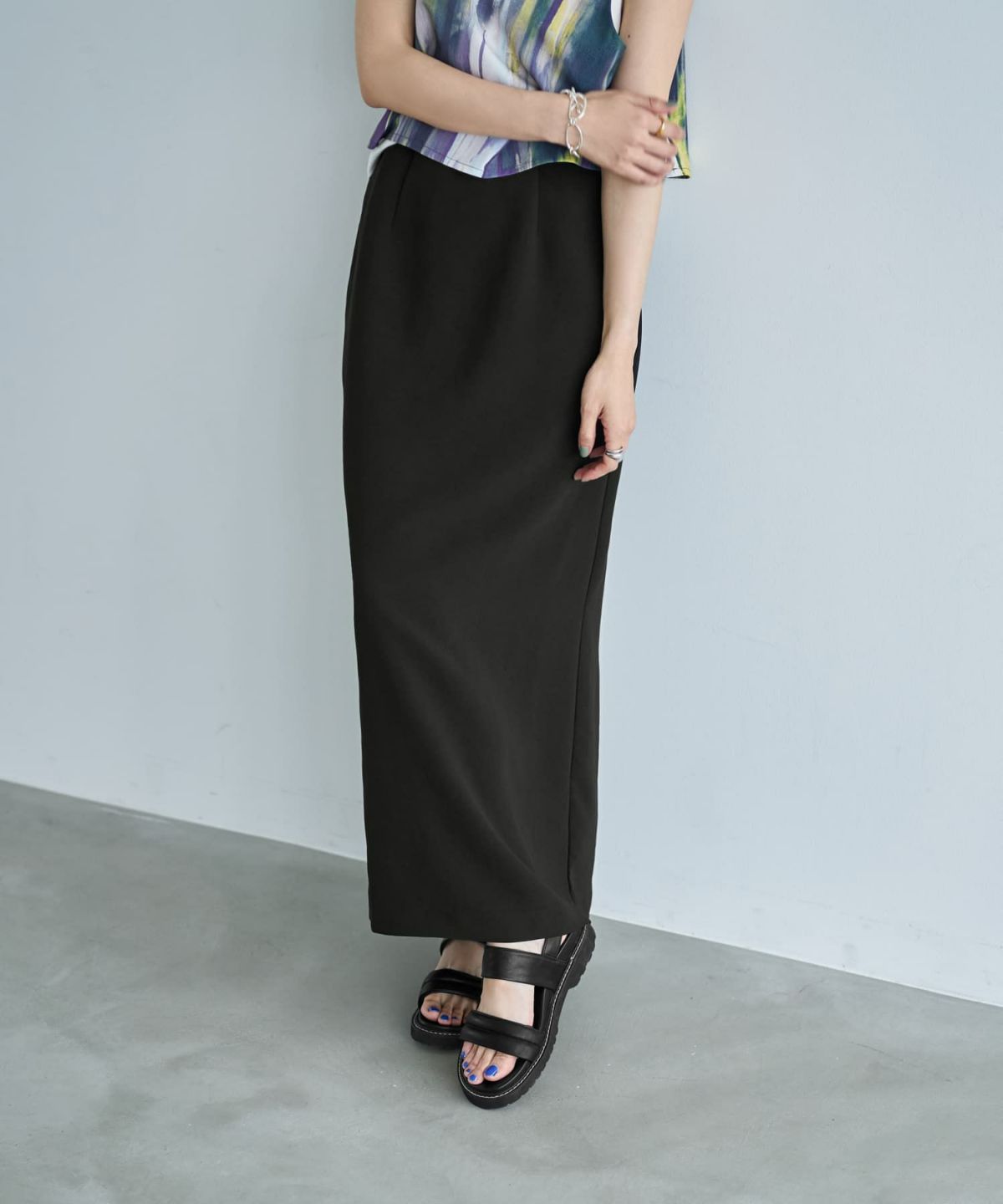 着用イメージ　166cm 02サイズ　ブラック