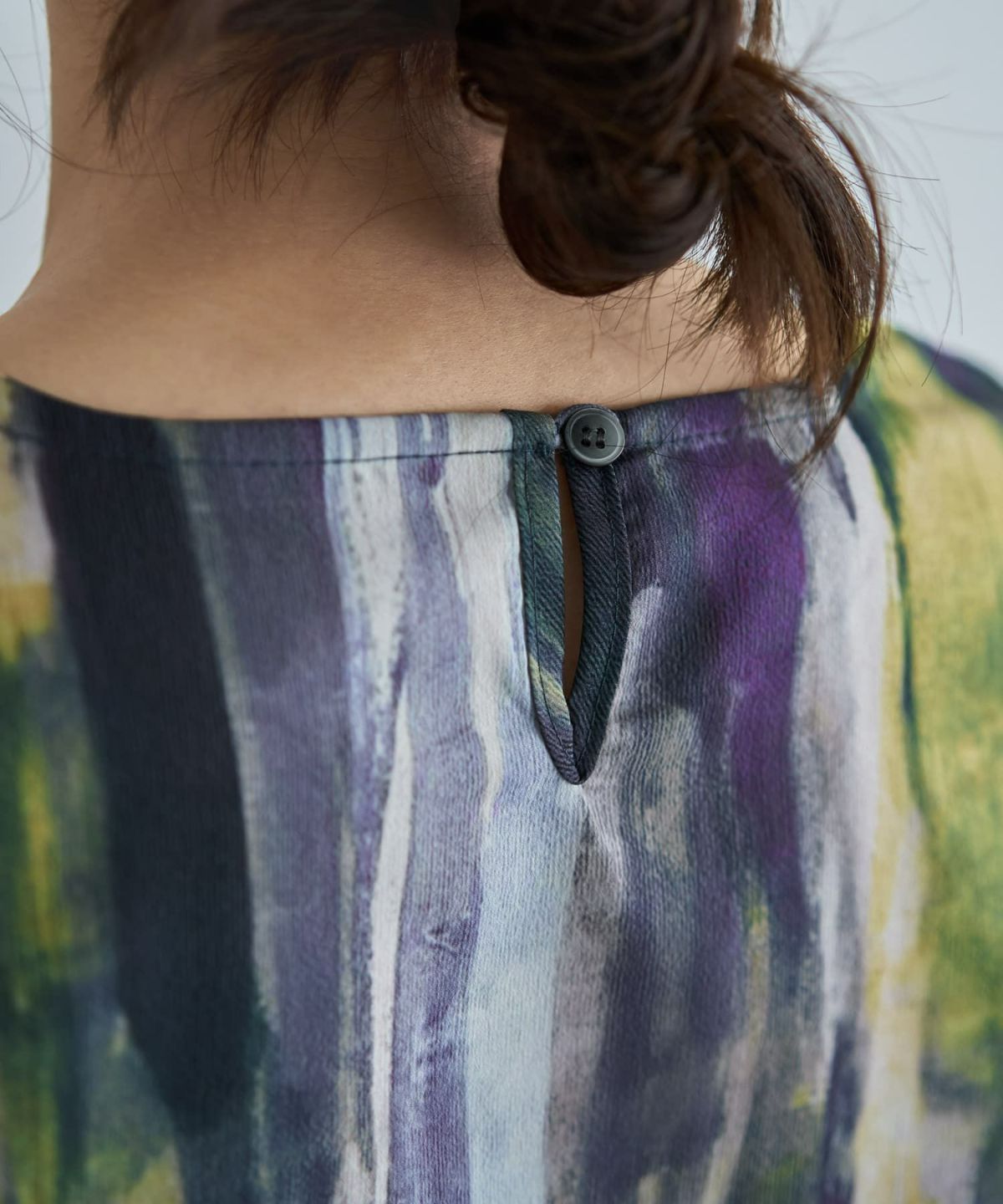 着用イメージ　166cm パープルミックス