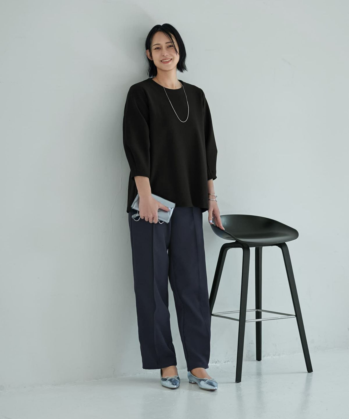 着用イメージ 187cm ブラック X-tall