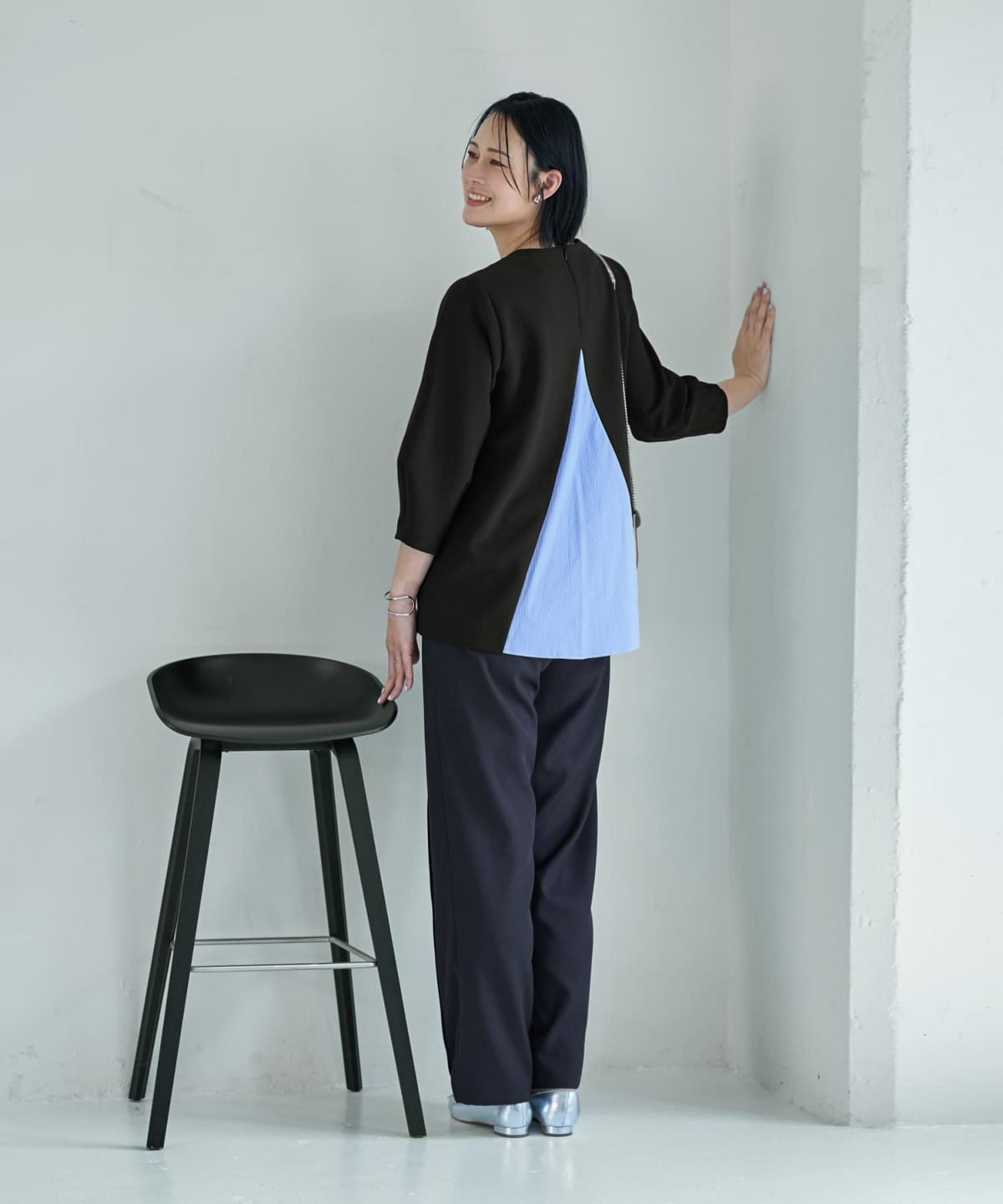 着用イメージ 187cm ブラック X-tall